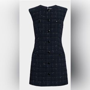 Veronica Beard
Tamara Button-Front Tailored Mini Dress